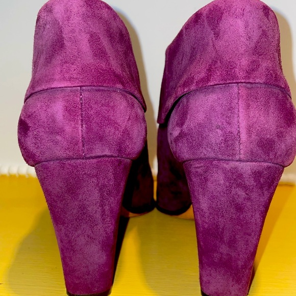 Kate Spade Purple Suede Booties - Picture 2 of 6